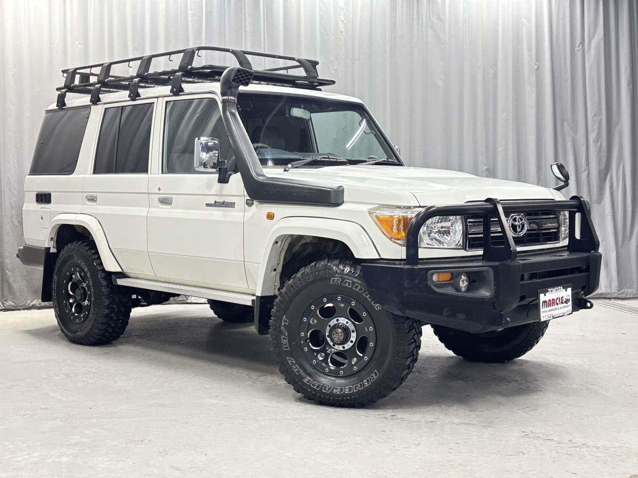 H27ランクル76再販カスタム車両！ルーフキャリアシュノーケル付き