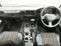 ７８プラド　オリジナルシートカバー　ブラックレザーｘ縦ストライプ　内張り張替え