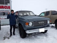 釧路市Ｙさまにランクル８０ロクマルフェイス納車いたしました！