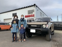 Oさまに95プラドを納車させていただきました！