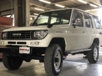  78プラド ナローマニュアルデフロック付き車両入庫！