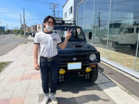 市内K様にジムニーJA11納車いたしました！