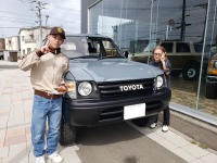 札幌市M様に95プラド納車させていただきました！！！