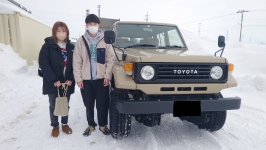 札幌市S様にランクル70納車させて頂きました！！！