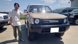 ニセコ町I様に95プラドを納車させて頂きました！！！