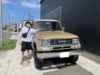札幌市M様に78プラド納車させて頂きました！！