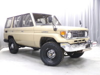 ランクル77前後リーフ最終型前後デフロックウインチ付き！本州仕入ワンオーナー車両21.1万キロ！