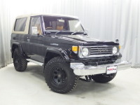 ランクル73FRPトップ！全塗装ブラックワイドボディ！ディーゼルオートマ！走行22.3万キロ！