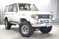 ランクル77ZXディーゼルオートマ前後デフロック！リフトアップ延長バンパー付！走行23.1万キロ！