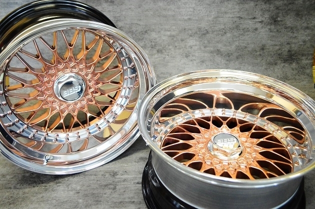 BBS スーパーRS リム交換(リバレル)＋バレル研磨ポリッシュ＋キャンディーのフルカスタム