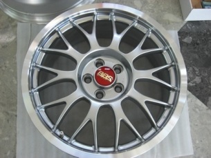 BBS RG(DTM)をDSK-P(ハイパーシルバー/ダイヤモンドカットポリッシュ)に加工