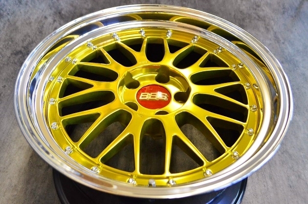 BBS LM バレル研磨ポリッシュ加工/キャンディーゴールドカスタム