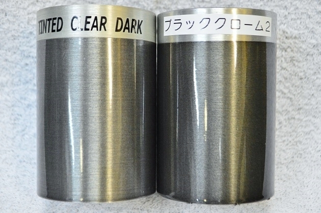 パウダーコートカラーサンプル画像【キャンディーブラッククローム2
