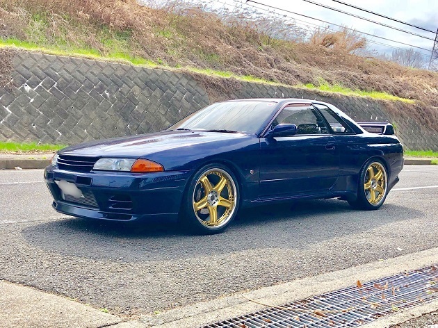 カスタム塗装RAYSボルクレーシングGT-CのR32GT-R装着画像｜アルミ ...