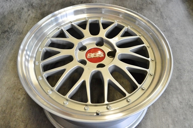 BBS LM 18インチ 純正オールゴールドからシルバー/ポリッシュに