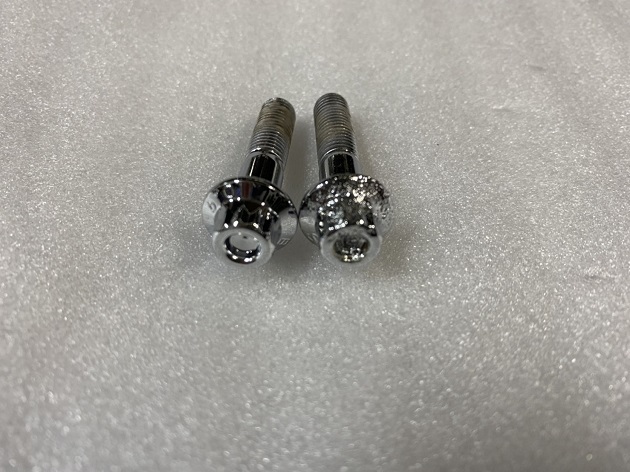 ピアスボルト M6×30mm クロームメッキ ナット付 140本(リバレル/交換