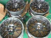 BBS RS-GT リム腐食、ガリ傷 ダイヤモンドカット修理