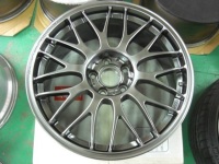 BBS RE-Mag リム凸凹修理 ハイパーシルバー塗装