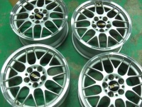 BBS RG 色変え塗装 パウダーコートマットブラック