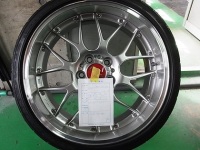 BBS RS-GT リムガリ傷修理 ダイヤモンドカット再加工