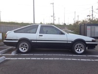 フルO/H＆ダイヤモンドカット加工ロンシャン AE86トレノ装着画像