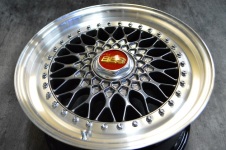 BBS RS パウダーコート色変えリフレッシュ修理