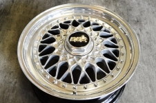 BBS RS 15インチ バレル研磨オールポリッシュ加工にカスタムリメイク