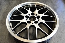 BBS RG-R 18インチ リフレッシュでブラック/ブラッシュドへカスタムリメイク