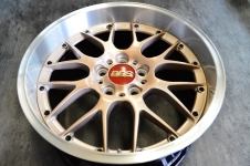 BBS RS-GT リムの白サビ修理ついでにリフレッシュでブラッシュド+キャンディー塗装カスタム
