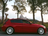 色変えカスタムリメイクのRAYS G25 BMW 116iへ装着画像です