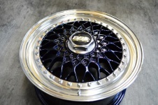 BBS RS317を114.3→112へPCD加工＆ダークブルーメタリック塗装