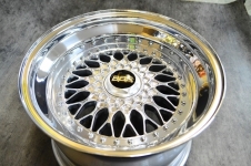 BBS RSをリバレル加工で17→18インチ化+フルポリッシュカスタム