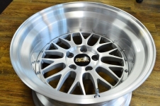 BBS LMをリバレルリム交換で17→18インチ化+フルブラッシュド