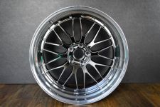 新品のBBS LMを希望オフセット+ディスクBKメッキ仕様にカスタム