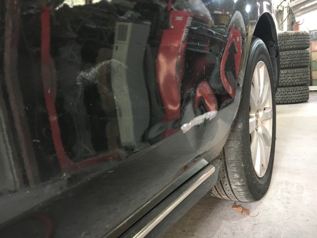 マツダmpv スライドドアのヘコミやっぱり板金修理します 板金塗装専門店 車の修理 カスタム 改造 札幌のプラスペイントワーク Do Blog ドゥブログ