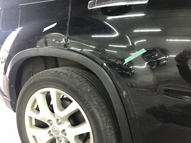 日産エクストレイル 右サイドの擦った箇所を板金塗装修理 板金塗装専門店 車の修理 カスタム 改造 札幌のプラスペイントワーク Do Blog ドゥブログ