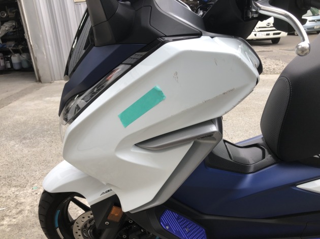 またまたバイク修理のご入庫です 現行ホンダフォルツァ外装部品交換 板金塗装専門店 車の修理 カスタム 改造 札幌のプラスペイントワーク Do Blog ドゥブログ