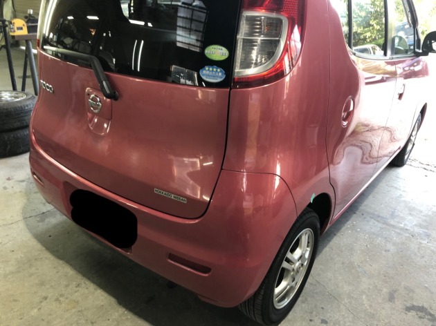 修理歴有り 日産モコの再発したリアフェンダーサビ修理 板金塗装専門店 車の修理 カスタム 改造 札幌のプラスペイントワーク Do Blog ドゥブログ