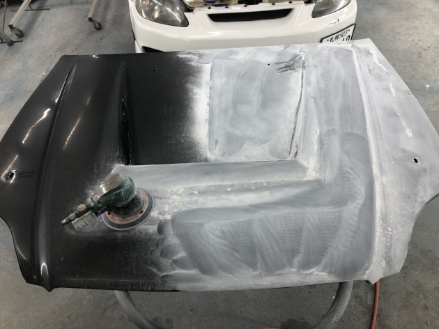 シビックek4 表面が白く劣化したカーボンボンネット ツヤツヤに復活しました 板金塗装専門店 車の修理 カスタム 改造 札幌のプラスペイントワーク Do Blog ドゥブログ