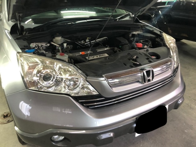 持ち込みパーツ取り付け依頼！ホンダCR-V USヘッドライトにカスタム 