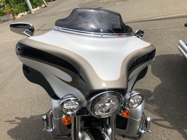 ペプシ様検討中 ハーレーダビットソンウルトラ2012フロントパイプ L-20211008-9992.jpeg