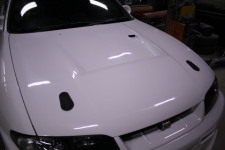 R33 GT－R　ボンネットダクト製作