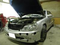 ベンツフェンダー板金