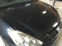 トヨタカルディナ ボンネットと左側面のツヤ引けが磨きで復活！！