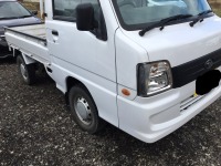 軽トラックサンバーの錆修理が好評により追加修理依頼で入庫です！！