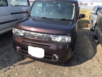 日産キューブ 各部のキズ/凹み修理塗装で入庫です！