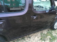 日産キューブ 磨き施工依頼！細かい傷も消えて艶が戻りピカピカに！！