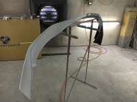 スバルレガシィワゴン ゼロスポーツ製フロントリップの修理･塗装完了！