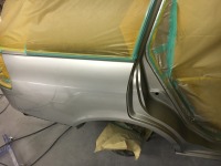 リアフェンダー錆び修理工程（修理方法の一例）