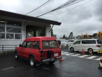 大手術(フレーム錆修理)した日産サファリ完成から3回目の車検ご依頼
